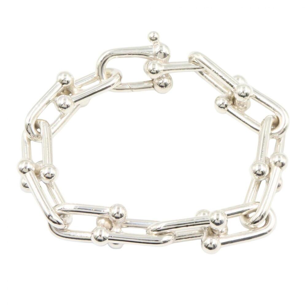 Tiffany & Co. Hardware Large Link Bracelet, Sterling Silver 925, Women's, Ton...